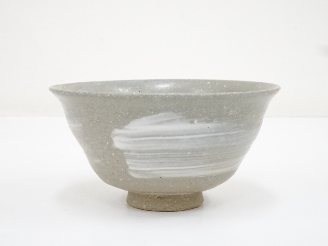 刷毛目 茶碗 茶道具 古美術 古道具 アンティーク 道具 ] - 道具 刷毛目茶碗 | ネットショップ圭 netshop Kei | 古美術